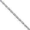 Loose Rope Chain 2.45mm - Sterling Silver