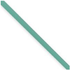 Sterling Silver 16inch 2mm Emerald Rubber Cord Necklace