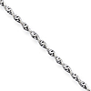 Sterling Silver 2mm Twisted Herringbone Chain