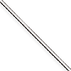 Sterling Silver 1mm Mirror Box Chain