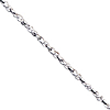 Twisted Serpentine Chain .5mm - Sterling Silver