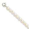 Sterling Silver 4.5-5.5mm Freshwater Cult. Pearl Bracelet & Necklace Set