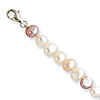 Multicolored Cult Pearl Earring/Bracelet/Necklace Set - Sterling Silver