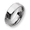 8mm Tungsten Ring with Facets