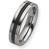 6mm Tungsten Ring with Enamel