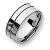9mm Tungsten Ring with Grooves