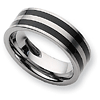 8mm Tungsten Ring with Enamel