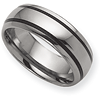 8mm Tungsten Ring with Enamel