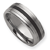 8mm Tungsten Ring with Enamel
