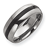 8mm Tungsten Ring with Enamel