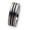 8mm Tungsten Ring with Enamel - Size 10.5
