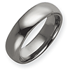 7mm Domed Tungsten Ring