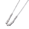 16in Beads Necklace - Sterling Silver