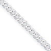 3.65mm Italian Curb Chain - Sterling Silver