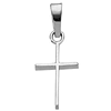 Slender Cross Pendant - 14kt White Gold