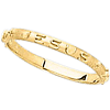  Ladies' Jesus I Trust In You Ring - 14kt Gold