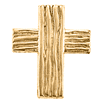 14KY The Rugged Cross Lapel Pin