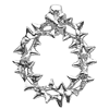 14k Crown of Thorns Pendant