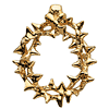 14k Crown of Thorns Pendant