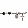 Dark China Jade Rosary Bracelet