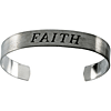 Antiqued Faith Cuff Bracelet