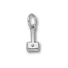 Piston and Push Rod 3/8in Sterling Silver Pendant