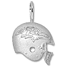 Baltimore Ravens Sterling Silver Helmet Pendant