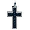 1 3/4in Carbon Fiber Stainless Steel Cross