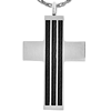Black Cable Cross - Stainless Steel