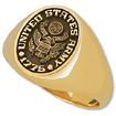 Ladies' Signet Military Ring
