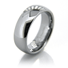 Domed 8mm Tungsten Band