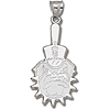 Citadel Bulldogs 2 1/4in Sterling Silver Pendant