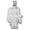 Alabama Crimson Tide 3/4in Sterling Silver Elephant Pendant