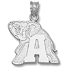 Alabama Crimson Tide 5/8in Sterling Silver Elephant A Pendant