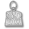 Alabama Crimson Tide 3/8in Sterling Silver Elephant A Pendant