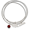 University of Arkansas Triple Bangle Bracelet