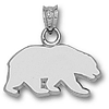 Cal Berkeley Golden Bears 3/8in Sterling Silver Silhouette Pendant