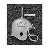 Cal Berkeley Golden Bears 3/4in Sterling Silver UK Helmet Pendant