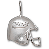 Dayton Flyers 3/4in Sterling Silver Helmet Pendant