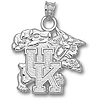 Kentucky Wildcats 5/8in Sterling Silver Pendant