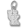 Kentucky Wildcats 1/2in Sterling Silver UK Pendant