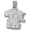 Kentucky Wildcats 5/8in Sterling Silver Pendant