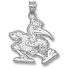 Miami Hurricanes 3/4in Sterling Silver Ibis Pendant
