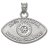 1/2in Alabama National Champs Sterling Silver