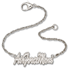 7in Air Force Mom Script Bracelet