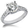 Moissanite Engagement Ring