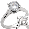 Moissanite Engagement Ring