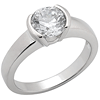 Moissanite Engagement Ring