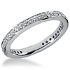 3/8 CT TW Moissanite Band