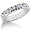 7/10 CT TW Moissanite Band